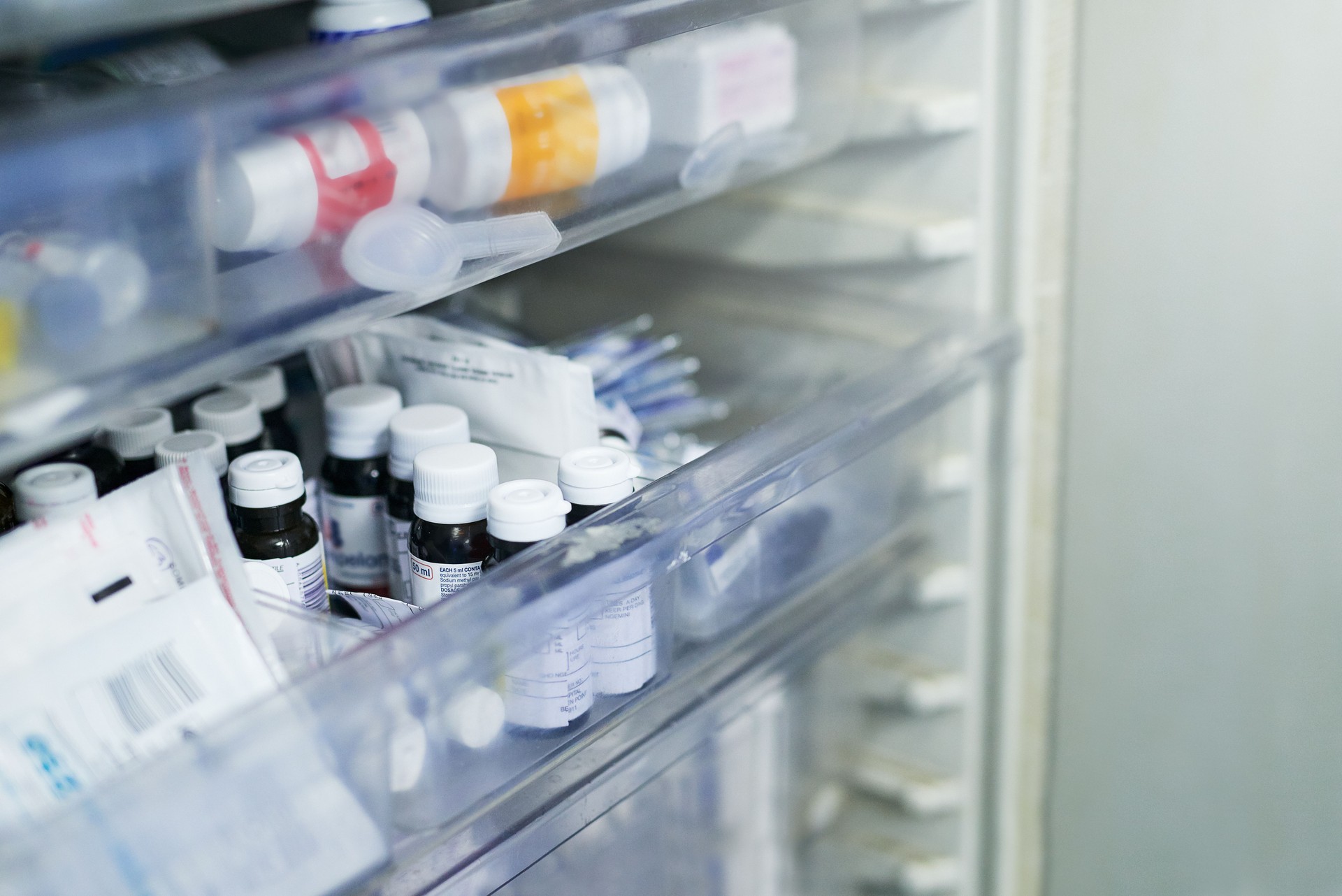 Stocked with life saving drugs